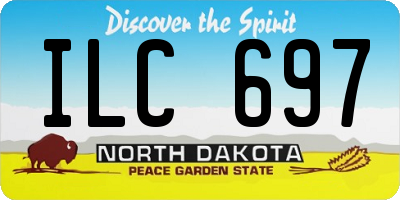 ND license plate ILC697