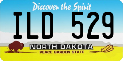 ND license plate ILD529