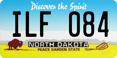 ND license plate ILF084