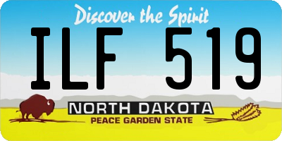 ND license plate ILF519
