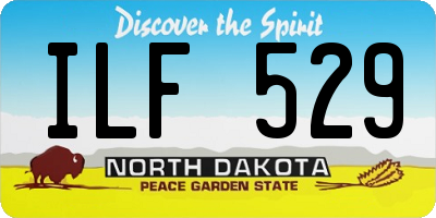 ND license plate ILF529