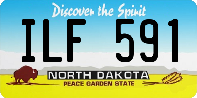 ND license plate ILF591