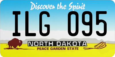 ND license plate ILG095