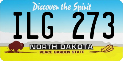 ND license plate ILG273