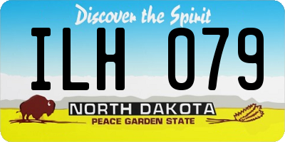 ND license plate ILH079
