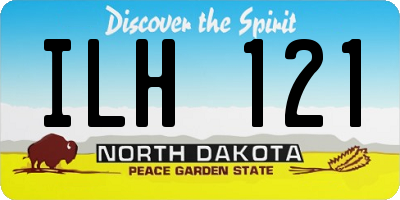 ND license plate ILH121
