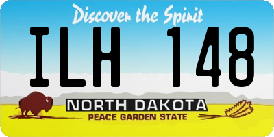 ND license plate ILH148