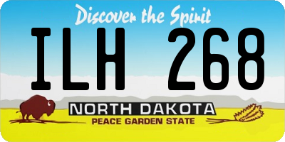 ND license plate ILH268