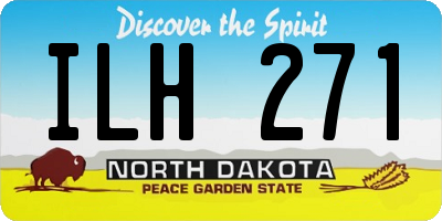 ND license plate ILH271