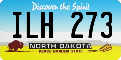 ND license plate ILH273