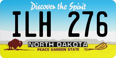 ND license plate ILH276