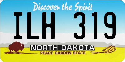 ND license plate ILH319