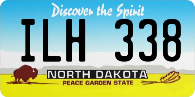 ND license plate ILH338