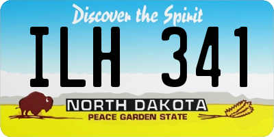 ND license plate ILH341