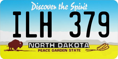 ND license plate ILH379