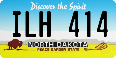 ND license plate ILH414