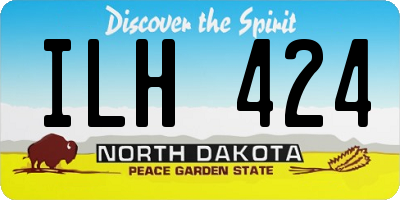 ND license plate ILH424