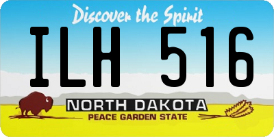 ND license plate ILH516
