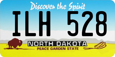 ND license plate ILH528