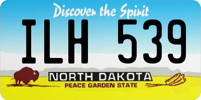 ND license plate ILH539