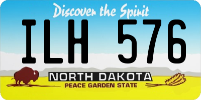 ND license plate ILH576