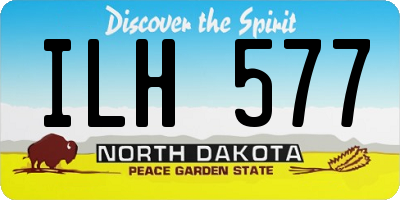 ND license plate ILH577