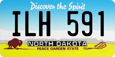ND license plate ILH591