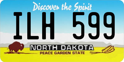 ND license plate ILH599