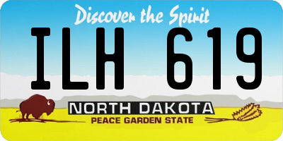 ND license plate ILH619
