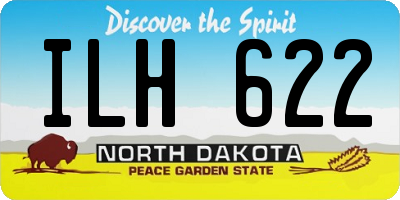 ND license plate ILH622