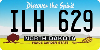 ND license plate ILH629