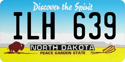ND license plate ILH639