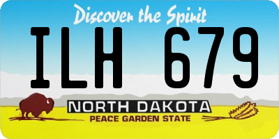 ND license plate ILH679