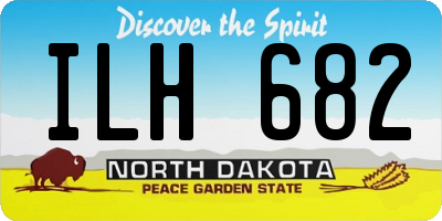 ND license plate ILH682