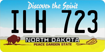 ND license plate ILH723
