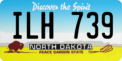 ND license plate ILH739