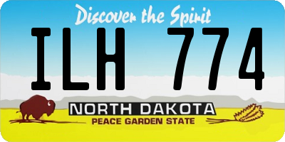 ND license plate ILH774