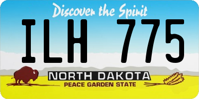 ND license plate ILH775