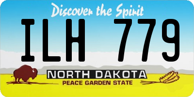 ND license plate ILH779