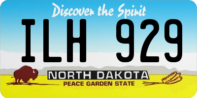 ND license plate ILH929