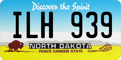 ND license plate ILH939