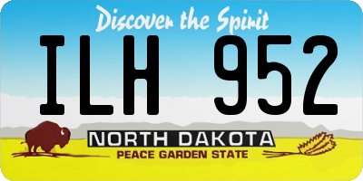 ND license plate ILH952