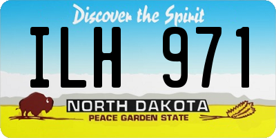 ND license plate ILH971