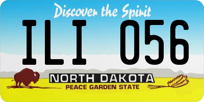 ND license plate ILI056
