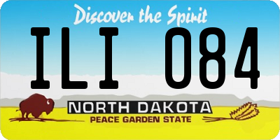 ND license plate ILI084