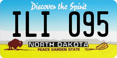 ND license plate ILI095