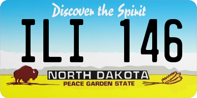 ND license plate ILI146
