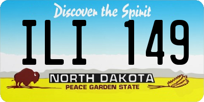 ND license plate ILI149