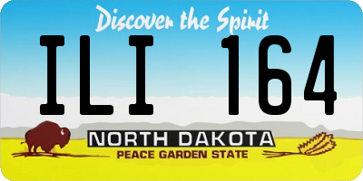 ND license plate ILI164