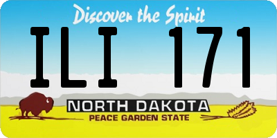 ND license plate ILI171